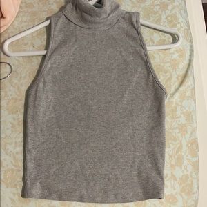 Zara grey tank top turtleneck size M
